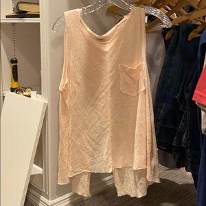 7 for All Mankind worn once light peach tank